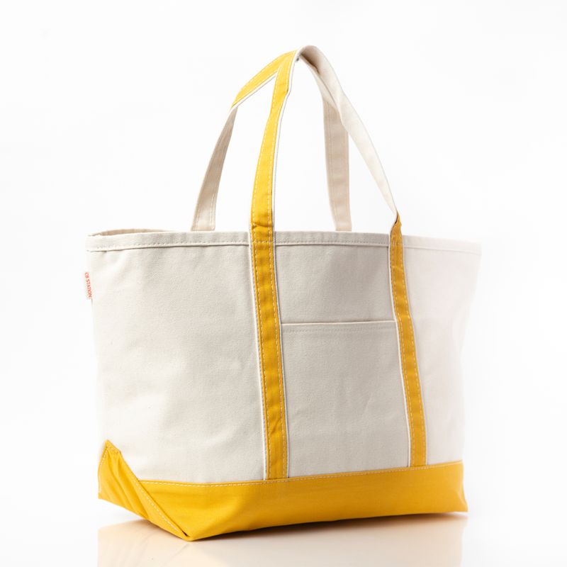 Mustard Large Classic Tote - Fall Truck