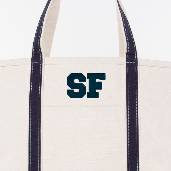 Navy Large Classic Tote - SF