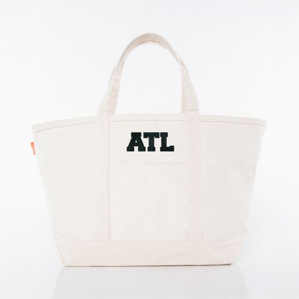 Natural Large Classic Tote - ATL