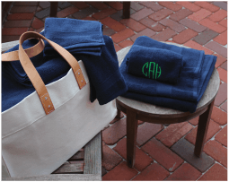 Luxury 8 Piece Cotton Towels Navy Set