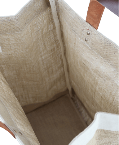Jute Cotton Material and a Fabricated Bottom Jute Cotton Material and a Fabricated Bottom