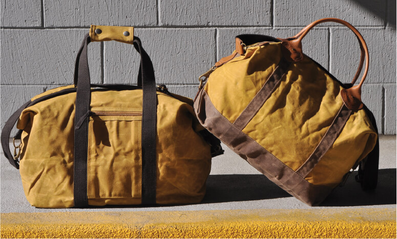 Waxed Canvas Weekender Bags Waxed Canvas Weekender Bags